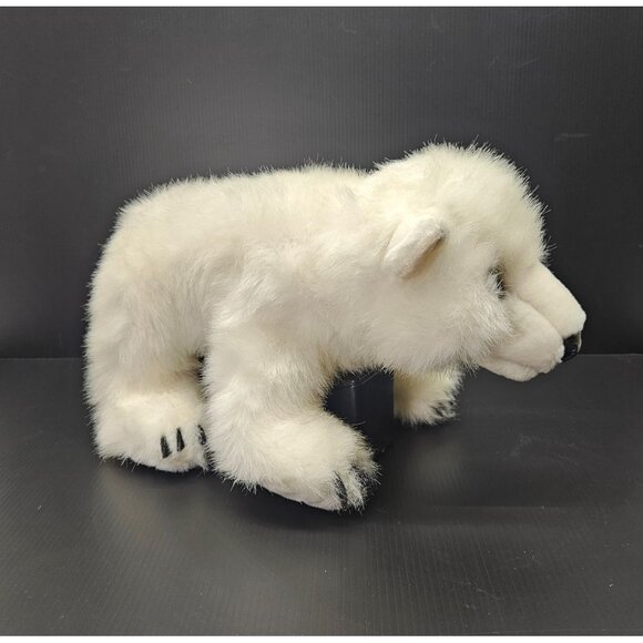Folkmanis Polar Bear Cub Hand Puppet Fluffy Soft Plush Stuffed Animal Toy - Picture 5 of 5